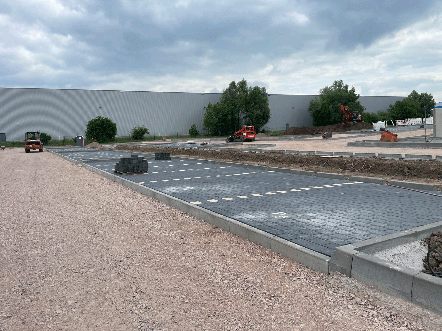 Bauverlauf Außengelände