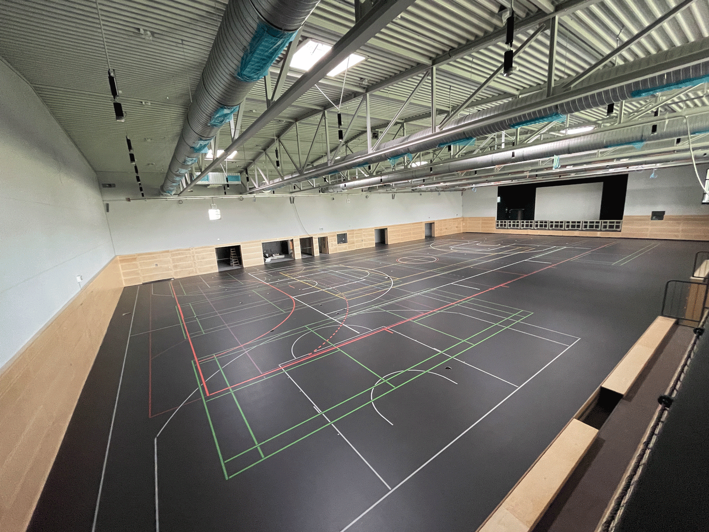 Bauverlauf Mehrzweckhalle