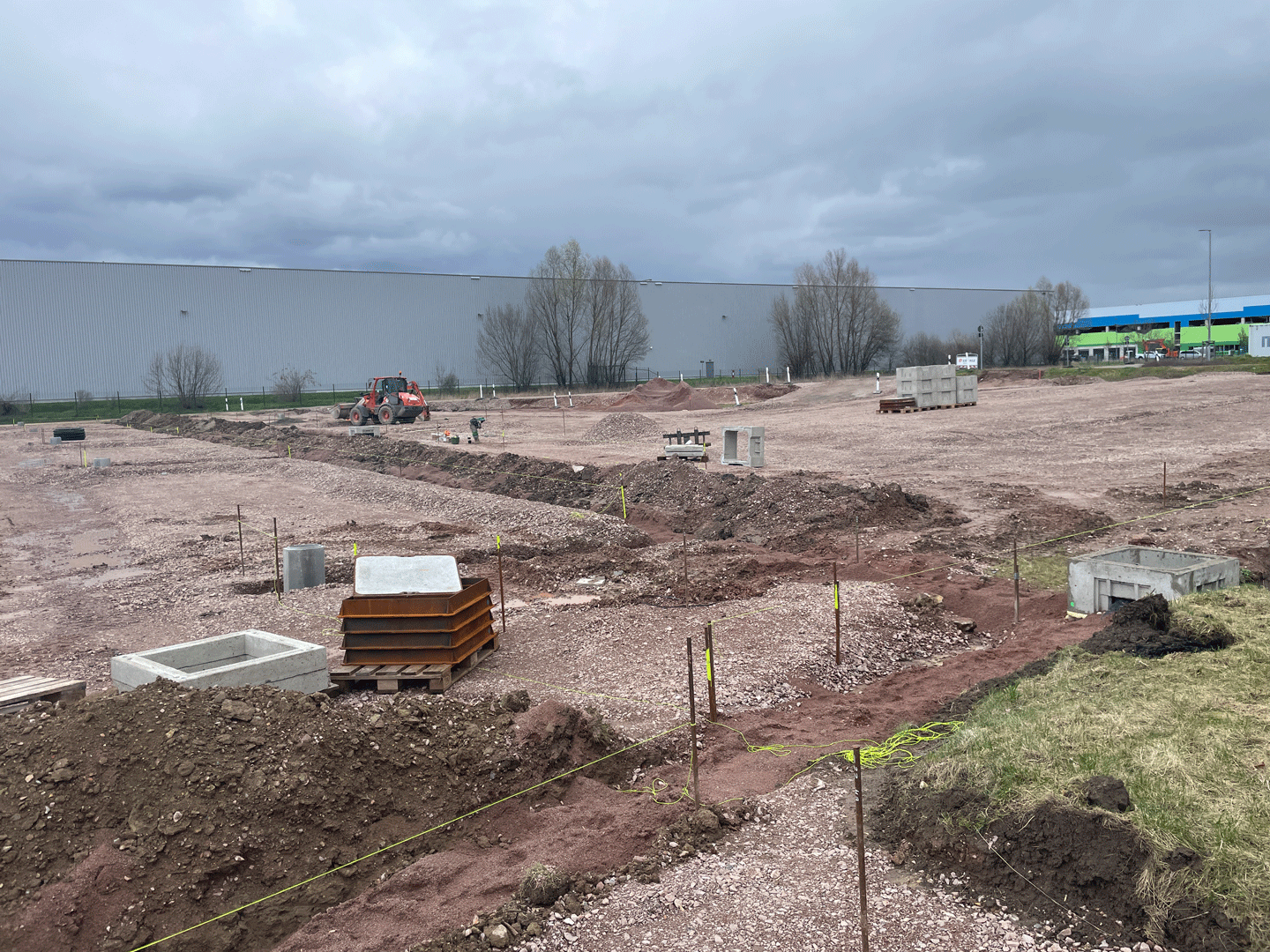 Baustelle Außengelände