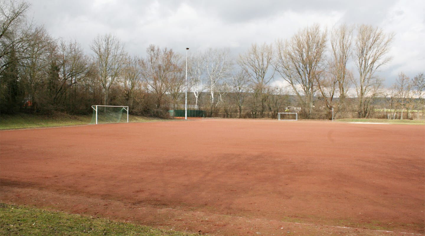 Sportplatz Kunstrasen Umbau